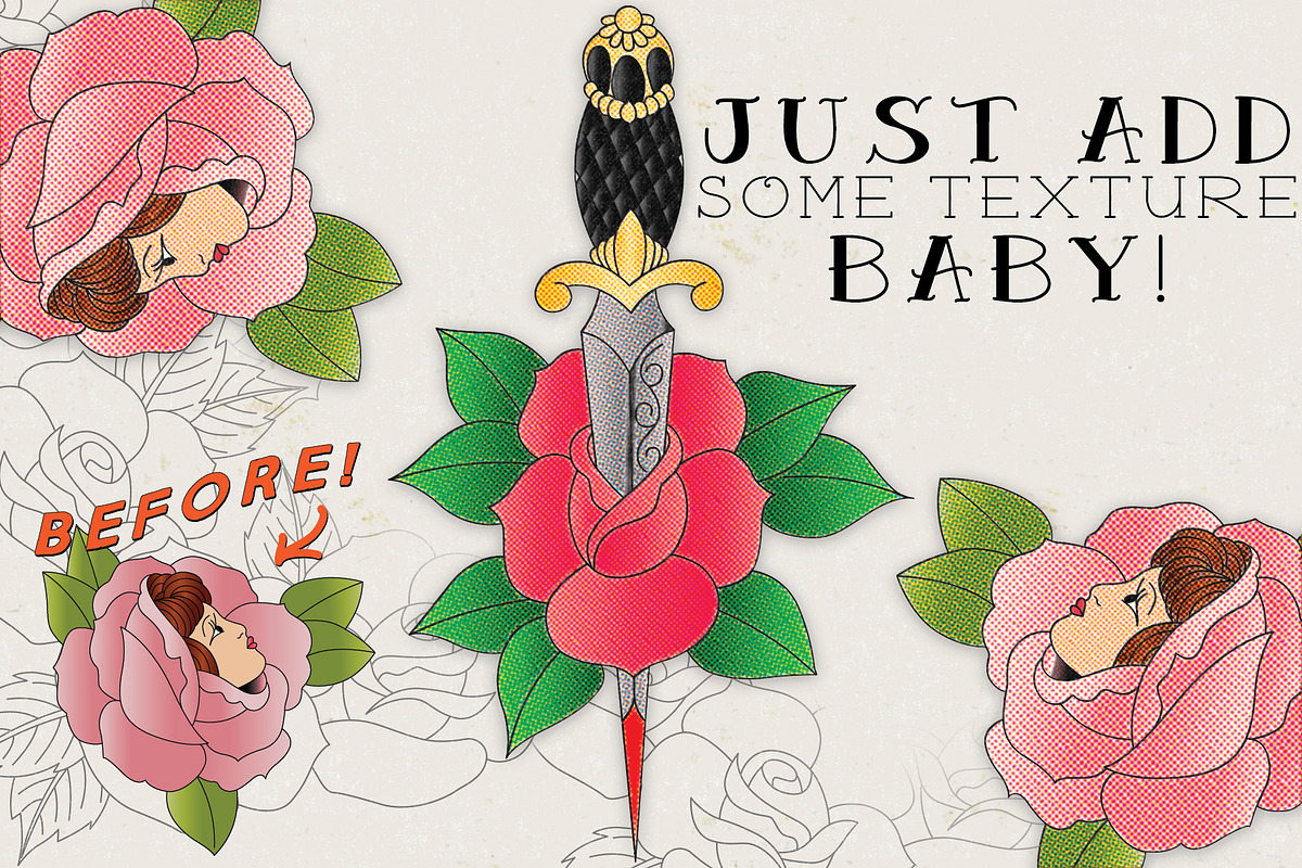 Tattoo Rose Extravaganza!!!, an Illustration by Aloha Bhava (Photo 2 of 5)