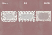 Vintage Fabric Doilies Bundle PNG, an Object Graphic by Marie T (Thumbnail 18 of 24)