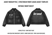 Jacket Mockup PSD | Editable, a Hoody Mockup by std.badboy (Thumbnail 1 of 4)