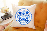 Dutch Folk Blue Clipart Set, an Illustration by Sublimation Artist (Thumbnail 6 of 6)