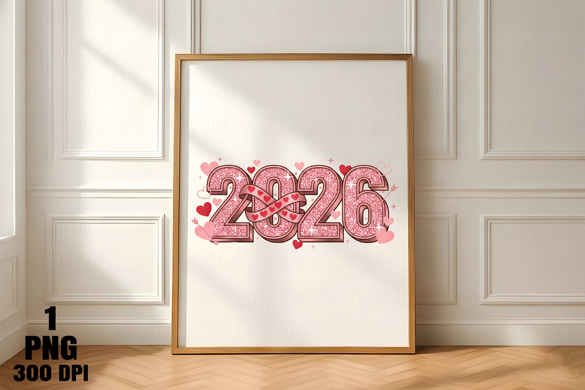 2026 Valentine Sublimation PNG, an Illustration by Daily.Designs (Photo 5 of 5)