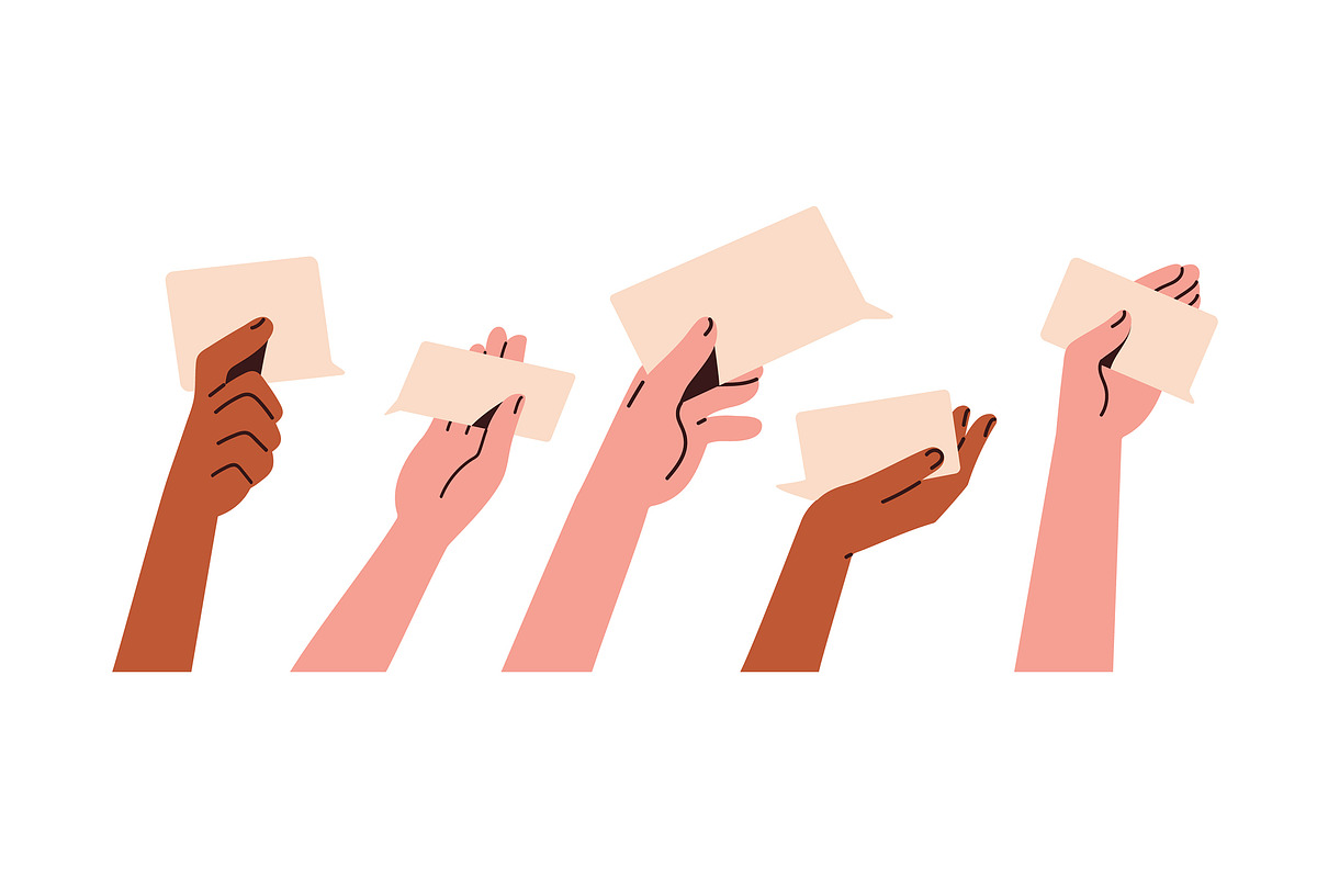 Hands with heart, star, emoji symbol, a Person Illustration by Good Studio (Photo 24 of 25)