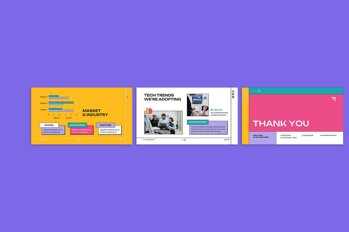 Creative Agency Profile PowerPoint, a Presentation Template by Neermana (Photo 5 of 5)