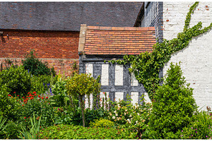 Gardens of Boscobel House in, an Architecture Photo by Backyard Stock