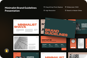 Brand Guidelines Google Slide, a Presentation Template by SquidPixey
