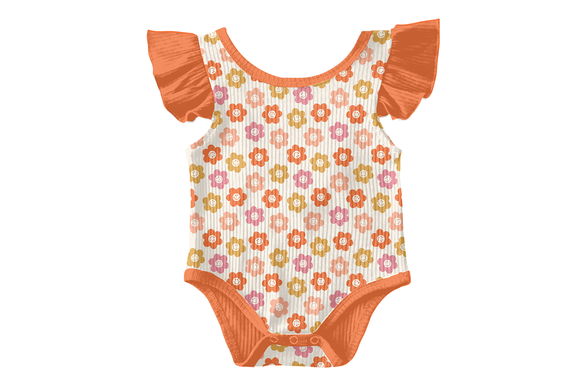 Groovy Floral Smiles Repeat Pattern, a Pattern Graphic by OwlAndFern (Photo 2 of 13)