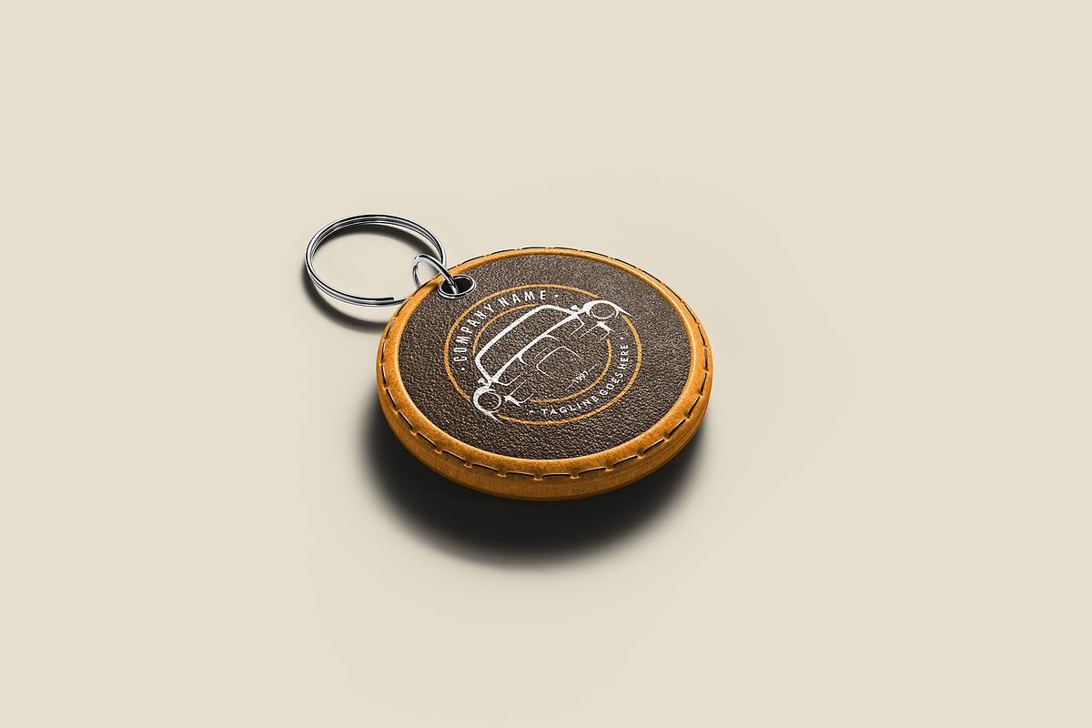 Keychain Mockup - 12 Views, a Merchandise Mockup by Illusiongraphic (Photo 6 of 26)