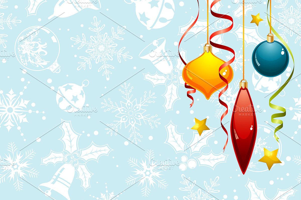 Christmas and New Year Backgrounds, a Decorative Illustration by TAlex (Photo 4 of 6)