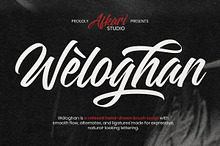 Weloghan - Handwritten Script Font