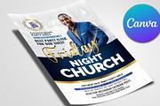Church Friday Canva Flyer, a Social Media Template by Design Up (Thumbnail 2 of 5)