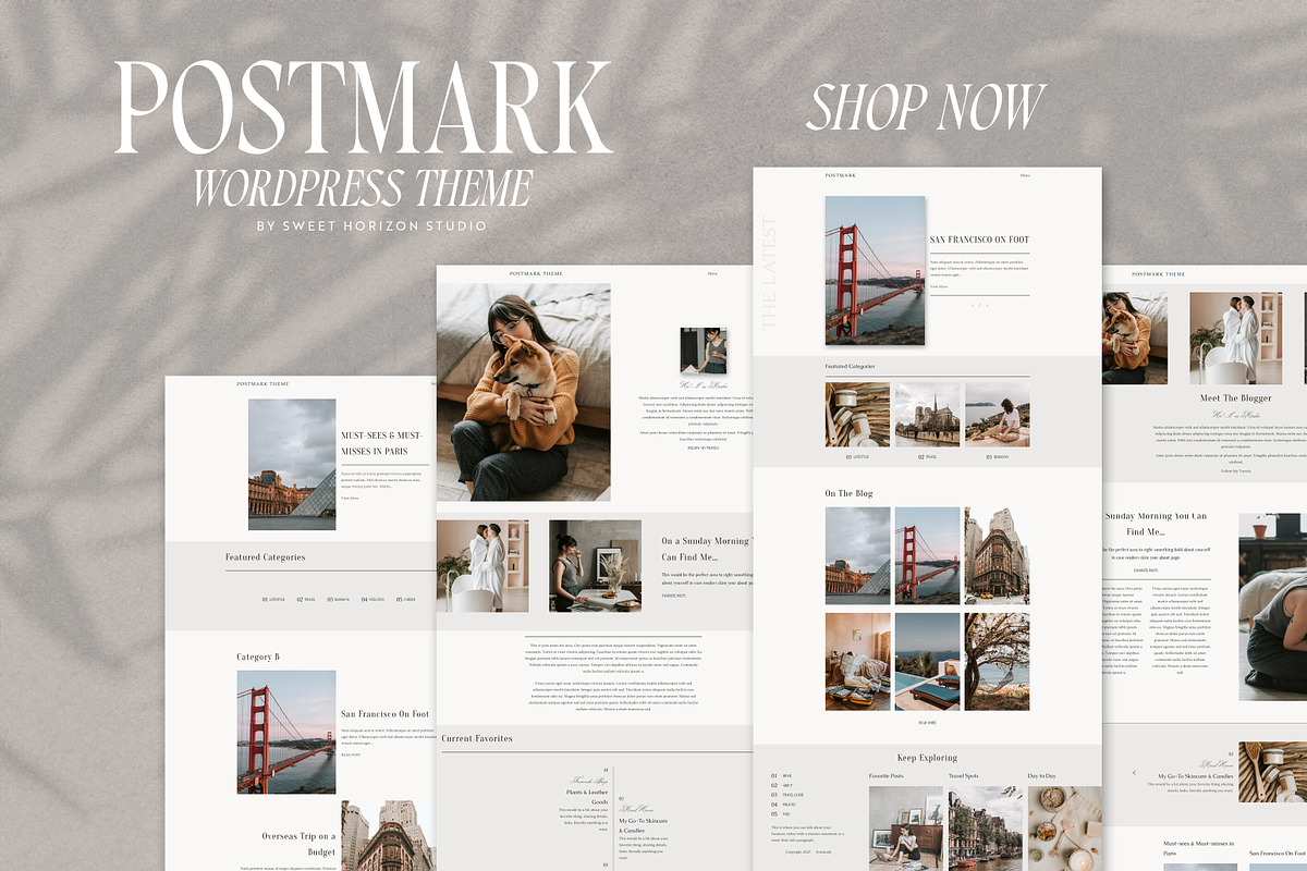 Postmark Theme - WordPress Template, a WordPress Template by Sweet Horizon Studio (Photo 5 of 5)