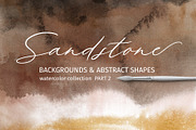 Brown Watercolor Set, a Texture Graphic by LeiaSW (Thumbnail 1 of 6)