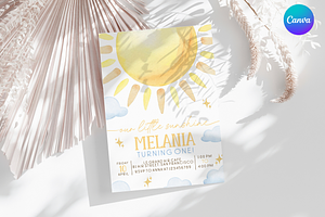 Trip Around The Sun Bday Invite, a Templates & Theme by Digital_Mind