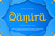 Qamira – Modern Arabic Font
