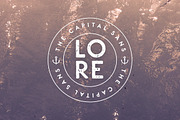 LORE TEXTURE -Geometric Capital Font, a Sans Serif Font by Studio ZACK (Thumbnail 2 of 5)