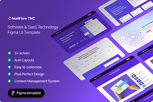 MailFlow TNC, Marketing Figma UI Kit, an UI Kit Template by TNCFlow