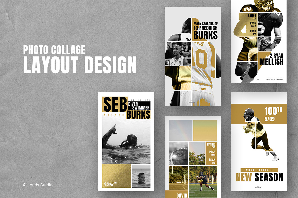 Golden Sports Instagram Stories, a Social Media Template by Louds Studio (Photo 3 of 6)