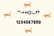 fancy tiger - cute hand drawn font, a Handwritten Font by Ashiya Pixel (Thumbnail 3 of 5)
