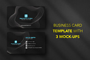 Business card Template & 3 Mock-up, a Business Card Template by Smashing_Studio (Thumbnail 1 of 10)