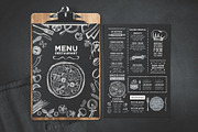 FREE! Trifold + Cafe Menu Template, a Brochure Template by BarcelonaShop (Thumbnail 2 of 6)