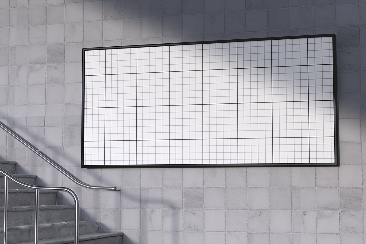 Subway Billboard Mockup, an Advertising Mockup by Unerispace