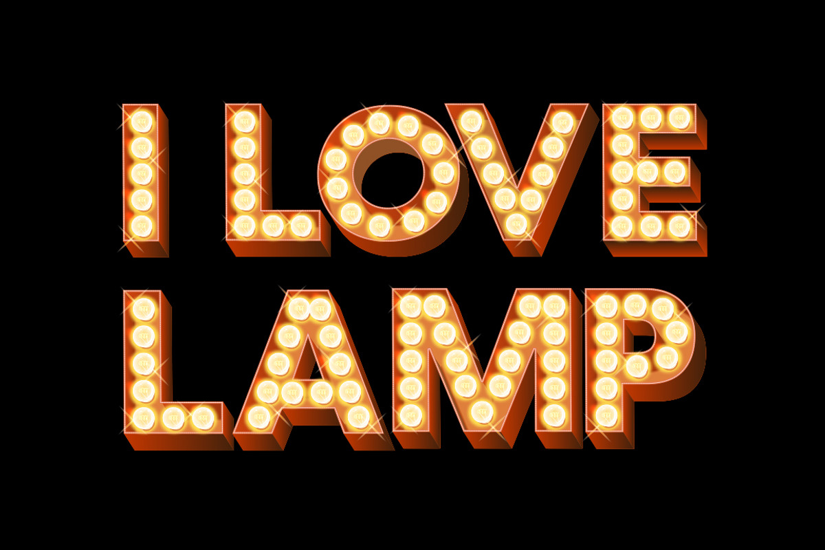 I Love Lamp - Alphabet, an Illustration by lingard design (Photo 2 of 3)