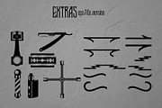 Braga + Extras, a Font by EN86-21 (Thumbnail 5 of 5)