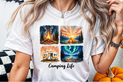 Brushstroke Camping Sublimation PNG, an Illustration by Sublimation Artist (Thumbnail 5 of 9)