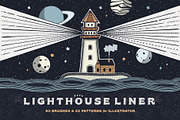 Liner Illustrator Brushes, a Brush Add-On by pixelbuddha.net (Thumbnail 1 of 11)