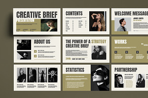 Strategic Creative Brief Presentatio, a Presentation Template by MightyDesign