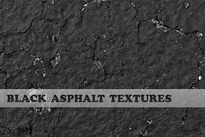 Black Asphalt Textures