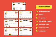Notion Movies and Tv-Shows Template, a Templates & Theme by Woolshark (Thumbnail 2 of 10)