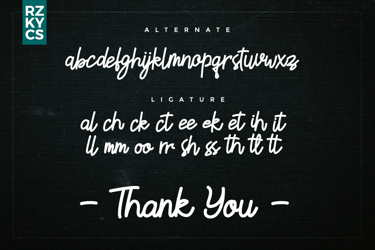 Slait Monoline Script preview 7
