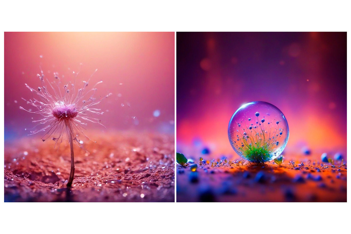 Nature Background Microcosm Flower, a Background Graphic by IrySha (Photo 5 of 6)