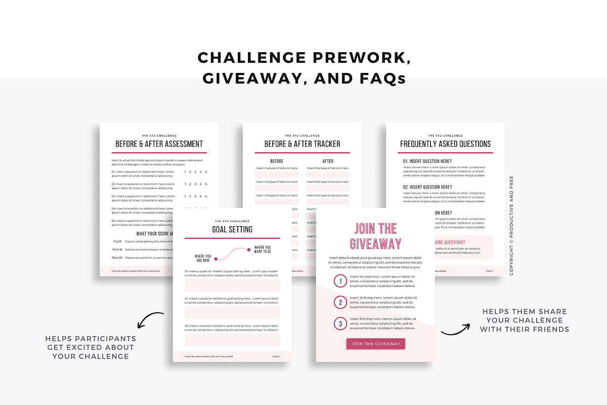 7-Day Lead Magnet Challenge Bundle, an Email Template by ProductiveandFree (Photo 9 of 19)