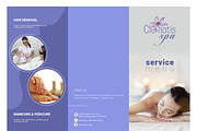Tri-fold Spa Service Brochure, a Brochure Template by Offload VN (Thumbnail 3 of 3)