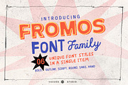 Fromos, a Sans Serif Font by vuuuds (Thumbnail 1 of 7)