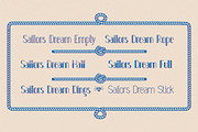 Sailors Dream, a Sans Serif Font by Pan Cabaj (Thumbnail 2 of 5)