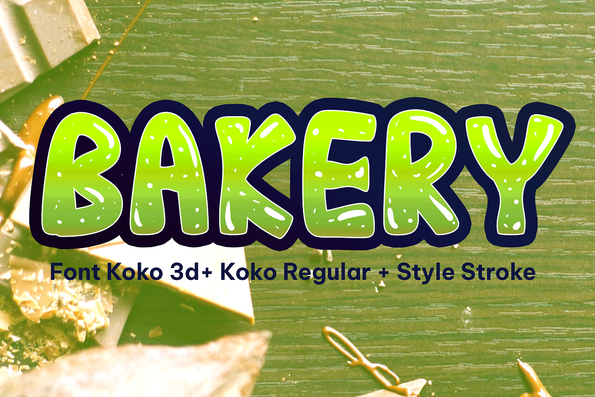 Koko - fun display font, a Font by Fontcastle (Photo 6 of 7)