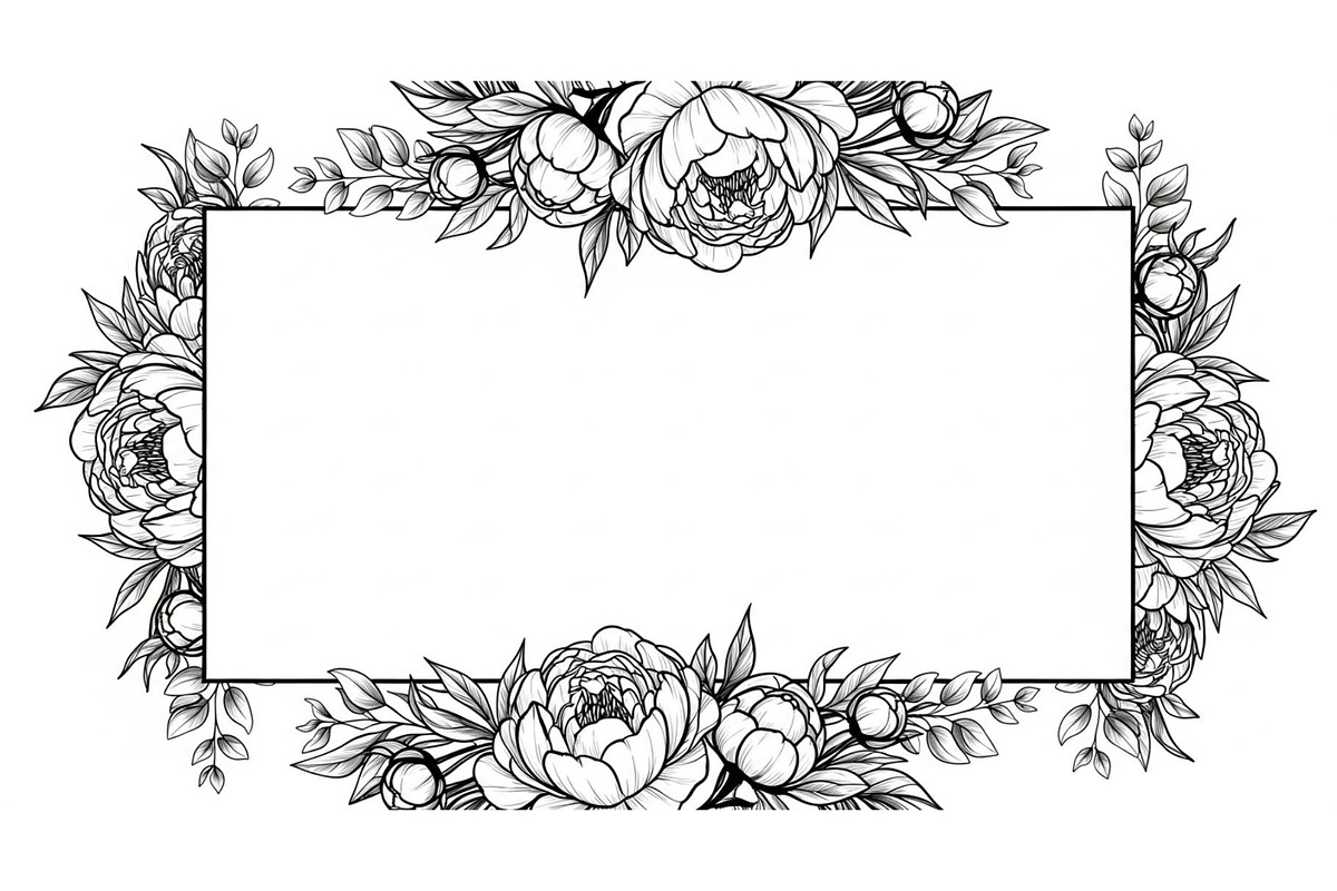 Floral Frame SVG Bundle, an Illustration by Gaye Art (Photo 11 of 31)