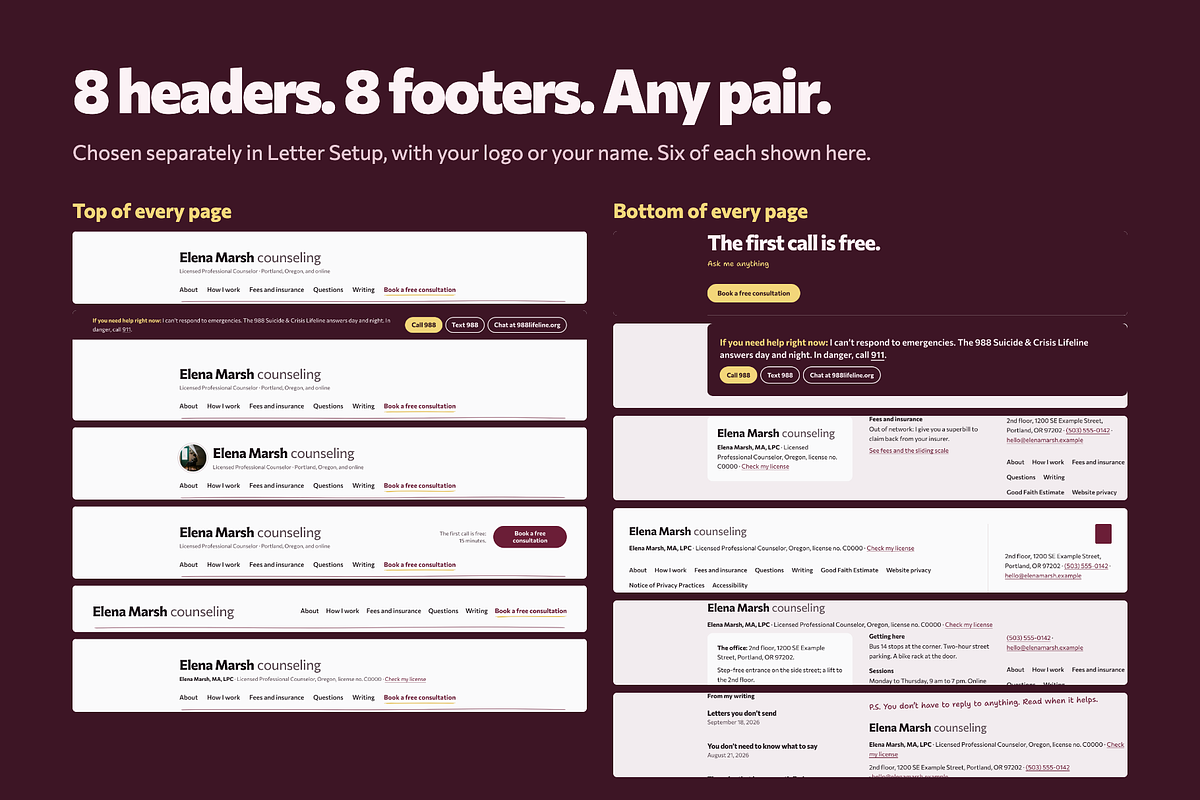 Therapist Counselor WordPress Theme, a WordPress Template by Lavanta (Photo 5 of 9)