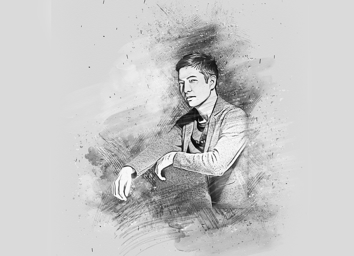 Portrait Sketch Photoshop Action, an Action Add-On by Studio Retouch (Photo 9 of 10)