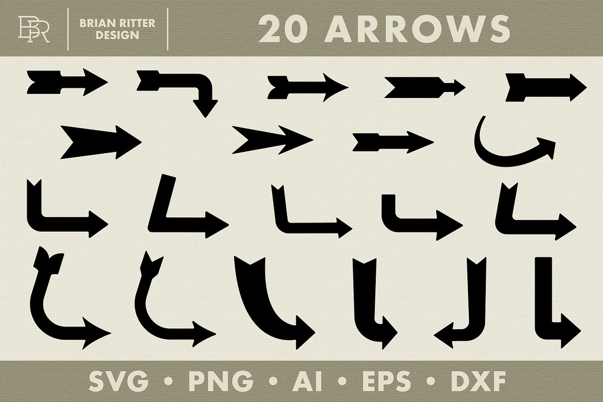 20 Arrows, an Object Graphic by Brian Ritter Design (Photo 1 of 2)