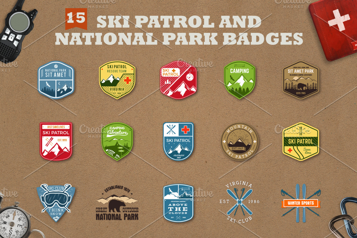 70% OFF Adventure Graphics Pack, a Branding & Logo Template by JeksonGraphics (Photo 2 of 16)