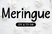 Meringue | Fun Handwritten Font, a Handwritten Font by LivelyAutumn11.11 (Thumbnail 1 of 5)