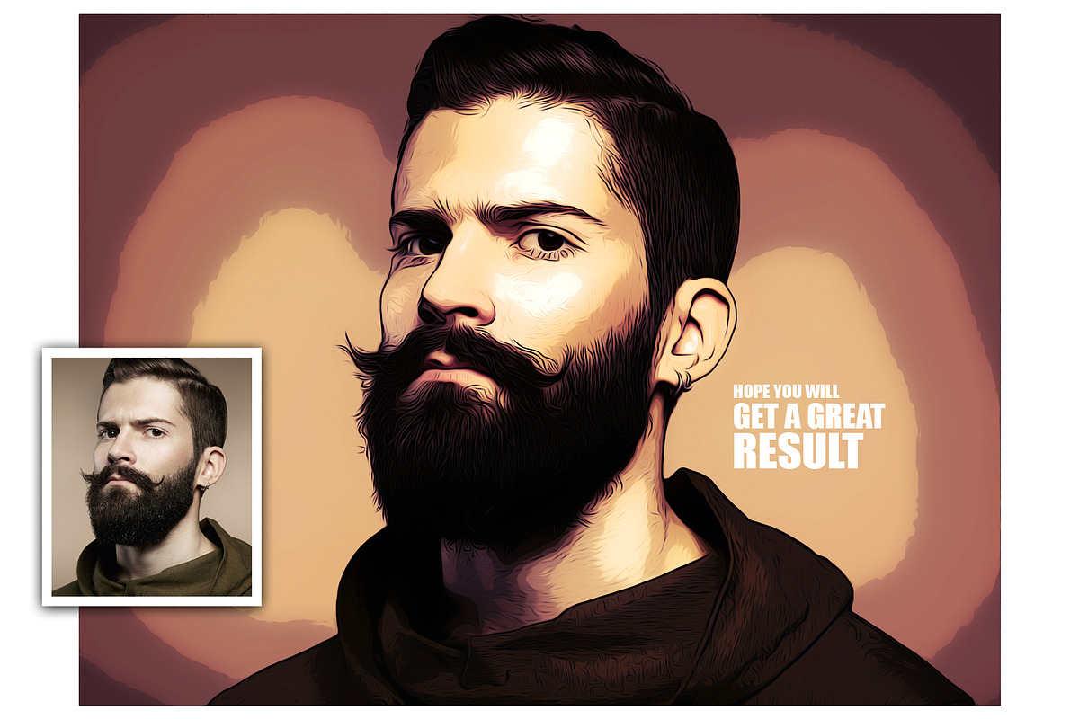 Cartoon Oil Painting, an Action Add-On by DesignCave (Photo 3 of 5)