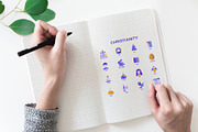 Christianity | 16 Flat Gradient Icon, an Outline Icon by Alex Blogoodf (Thumbnail 4 of 11)