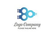 20 Logo Connecting Templates Bundle, a Branding & Logo Template by Friendesigns (Thumbnail 19 of 21)