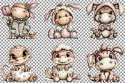 Whimsical Easter Animals Clipart, an Illustration by Sublimation Artist (Thumbnail 3 of 7)