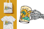 25 in 1 Bundle - Beach & Mountain, a Seasonal Illustration by gunaonedesign (Thumbnail 7 of 21)